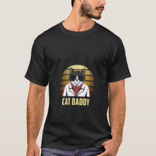 T-shirt Femme Chat Daddy Chemise Funny Retro Père Best Ev