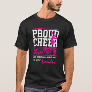 T-shirt Femme Cheerled T Chemise Fier Cheer Tante Tee