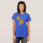 T-shirt Femme Cheetah Cartoon Joli (Devant entier)
