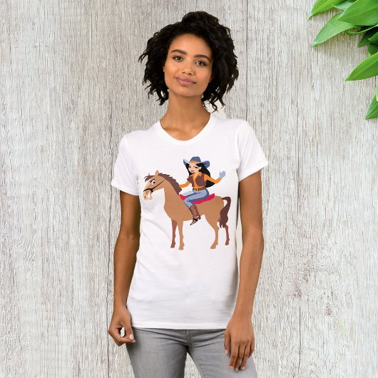 T-Shirt Femme Cheval