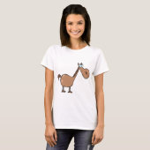 T-shirt Femme Cheval Cartoon (Devant entier)