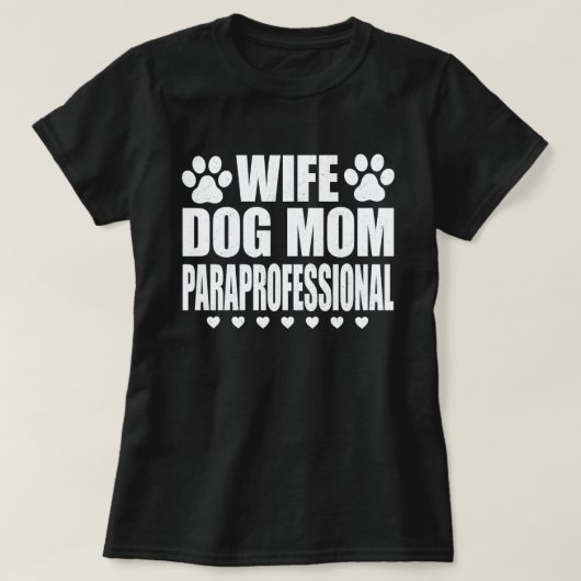 T-shirt Femme Chien Maman Paraprofessionnelle Tech Drôle C (Design devant)
