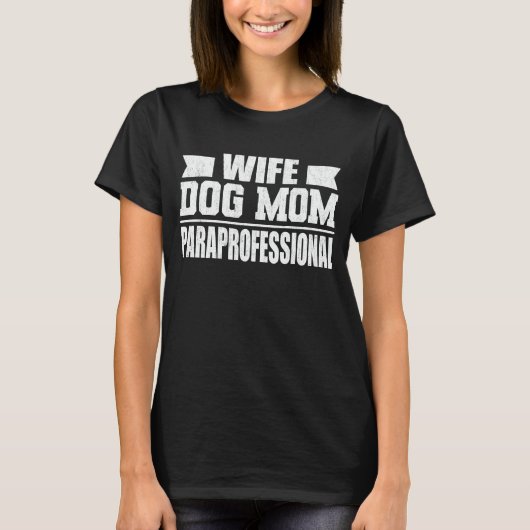 T-shirt Femme Chien Maman Paraprofessionnelle Tech Drôle C (Devant)
