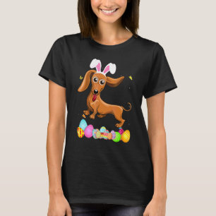 T-shirt Femme Chien Maman Présente De Mignons Oeufs Dachsh