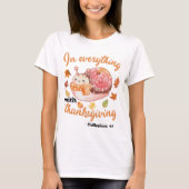 T-shirt Femme chrétienne de Thanksgiving (Devant)
