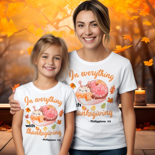 T-shirt Femme chrétienne de Thanksgiving