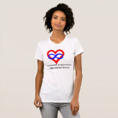 T-shirt Femme cisgendered pansexual de Polyamorous (Devant entier)