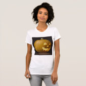 T-shirt femme Citrouille d'Halloween (Devant entier)