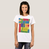 T-shirt femme Clarinette Colorblocks (Devant entier)