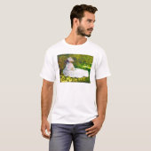 T-shirt Femme Claude Monet de lecture (Devant entier)