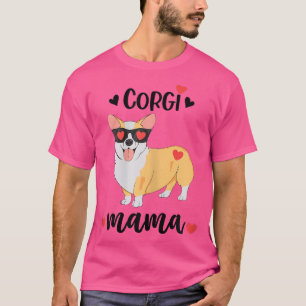 T-shirt Femme Corgi Mama Chemise, Corgi Love Chemise, Corg
