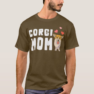 T-shirt Femme Corgi Mama Funny Corgi Propriétaire du chien