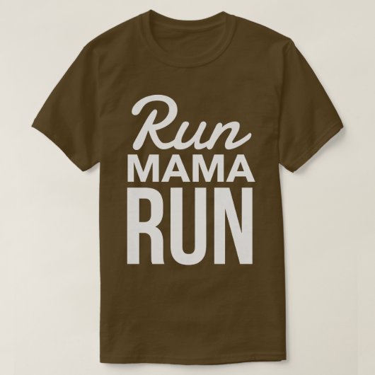 T-shirt Femme Courir Maman Courir Mère Courir (Design devant)