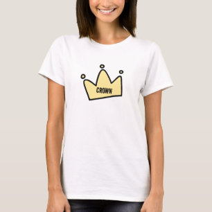 T-shirt Femme Couronne personnalisée Fille amie Hot Bod Dr