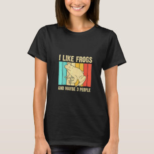 T-shirt Femme Cute Frog Pour Toc Hommes Femmes Amphibien A