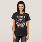 T-shirt Femme Cyborg Warrior (Devant entier)