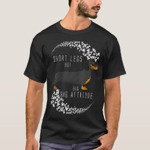 T-shirt Femme Dachshund Grande Attitude Nez Humide VNeck