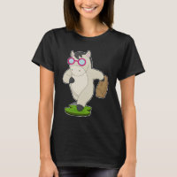 Femme d'affaires cheval Mallette