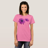T-shirt Femme Daisy Fleur pourpre Plus Taille Chem (Devant entier)