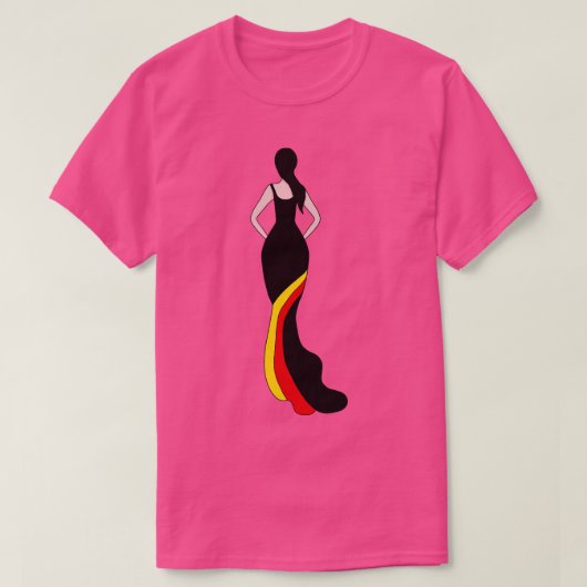 T-shirt Femme d'Allemagne (Design devant)