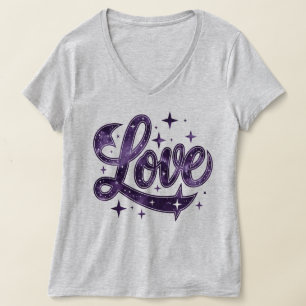 T-shirt Femme d'amour Starry Purple