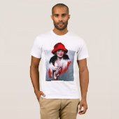 T-shirt Femme dans Red Hat (Devant entier)