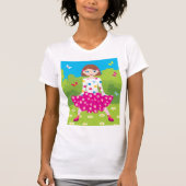 T-Shirt Femme Dans Un Parc (Devant)