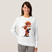 T-shirt femme dansante (Devant entier)