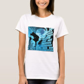 T-shirt femme danseuse en silhouette (Devant)