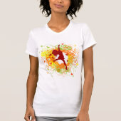 T-shirt femme danseuse Silhouette (Devant)