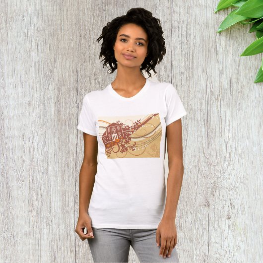 T-shirt femme d'art de la maison