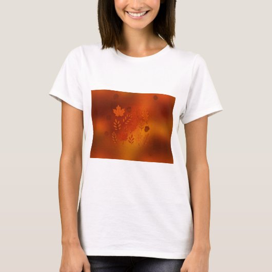 T-shirt femme d'automne (Devant)