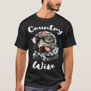 T-shirt Femme de campagne d'une femme de ferme ou d'une fe