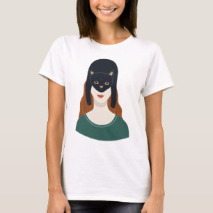 T-shirt Femme de chat