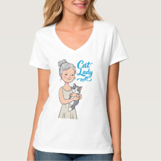 T-shirt femme de chat