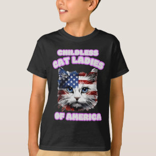 T-shirt Femme De Chat Sans Enfant Pour Kamala