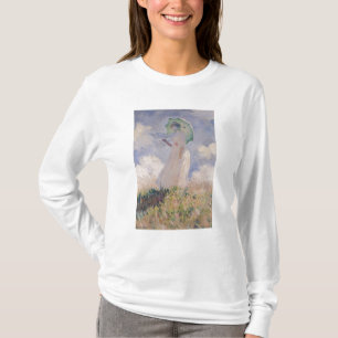 T-shirt Femme de Claude Monet avec le parasol tourné