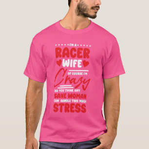 T-shirt Femme de course pour pilote de course automobile e