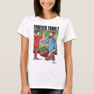T-shirt Femme de famille Forever Blanc