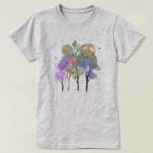 T-shirt femme de la Lune de la Forêt magique