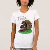 T-shirt femme de la maison de chien (Devant)