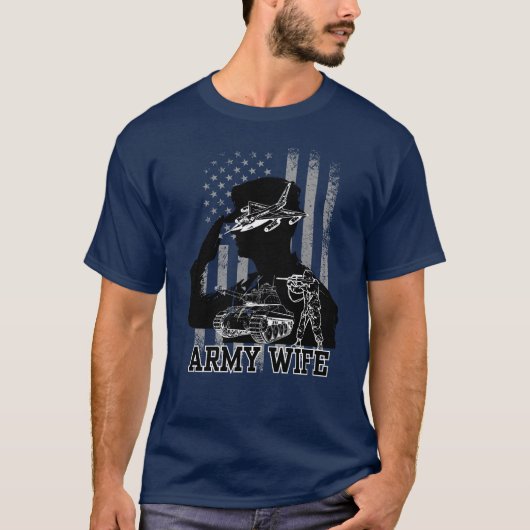 T-shirt Femme de l'armée (Devant)