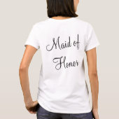 T-shirt femme de ménage d'honneur (Dos)
