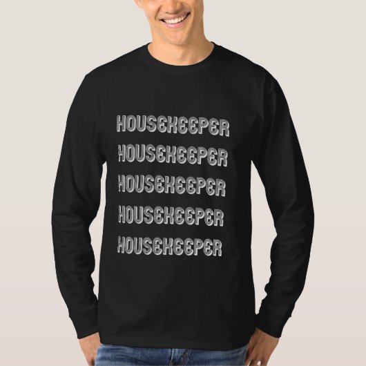 T-shirt Femme de ménage professionnelle (Devant)