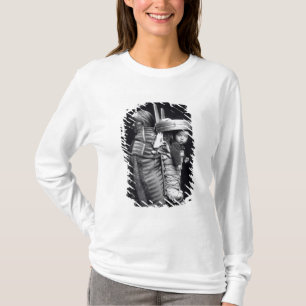 T-shirt Femme de Navajo rapportant une papoose sur elle
