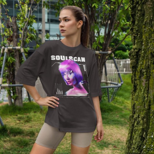 T-shirt Femme de numérisation des yeux