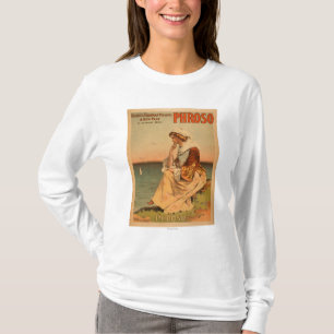 T-shirt Femme de Phroso à l'affiche théâtrale de plage