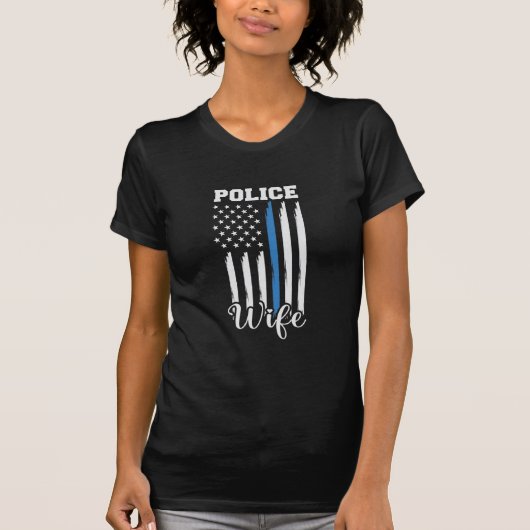 T-shirt Femme de police américaine (Devant)