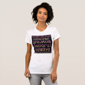 T-shirt Femme de police Neon brillant (Devant entier)