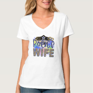 T-shirt Femme de policier